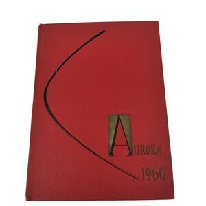 1960 Heidelberg College Yearbook Tiffin Ohio OH Red Hardcover Leather Year Book